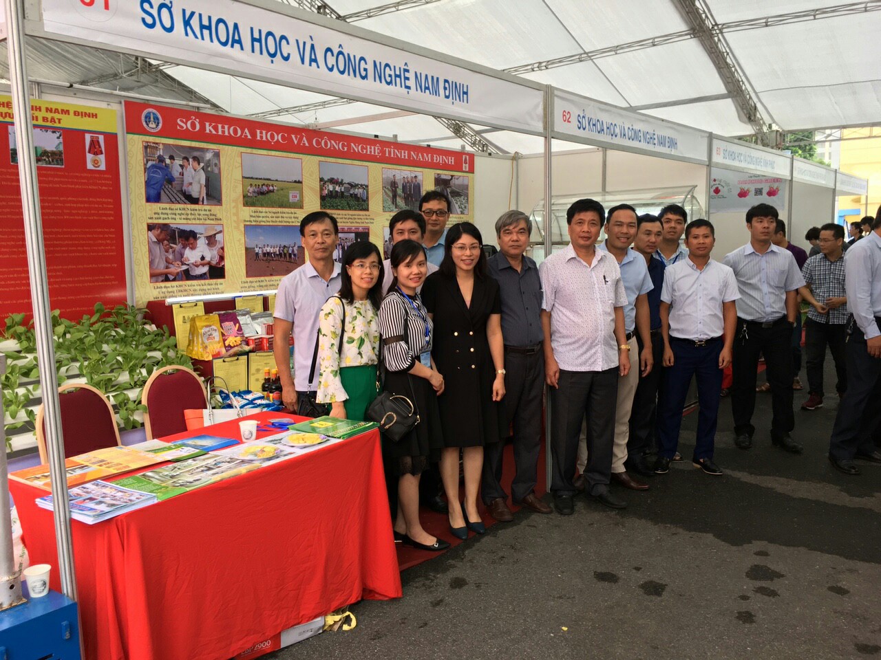 Sở Khoa học và Công nghệ Nam Định tham gia “Triển lãm kết quả nghiên cứu KH&CN vùng Đồng Bằng Sông Hồng”